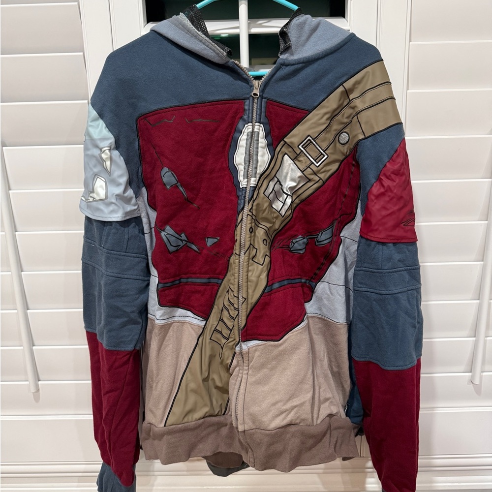 Disney Star Wars Men's Boba Fett Hoodie w Cape